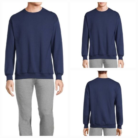 🔸️NWT Athletic Works Blue Sweatshirt Medium - Picture 1 of 11